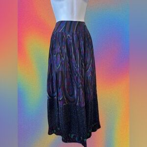 Vintage AS IS 1970’s Missoni for Neiman-Marcus, made in Italy pleated midi skirt